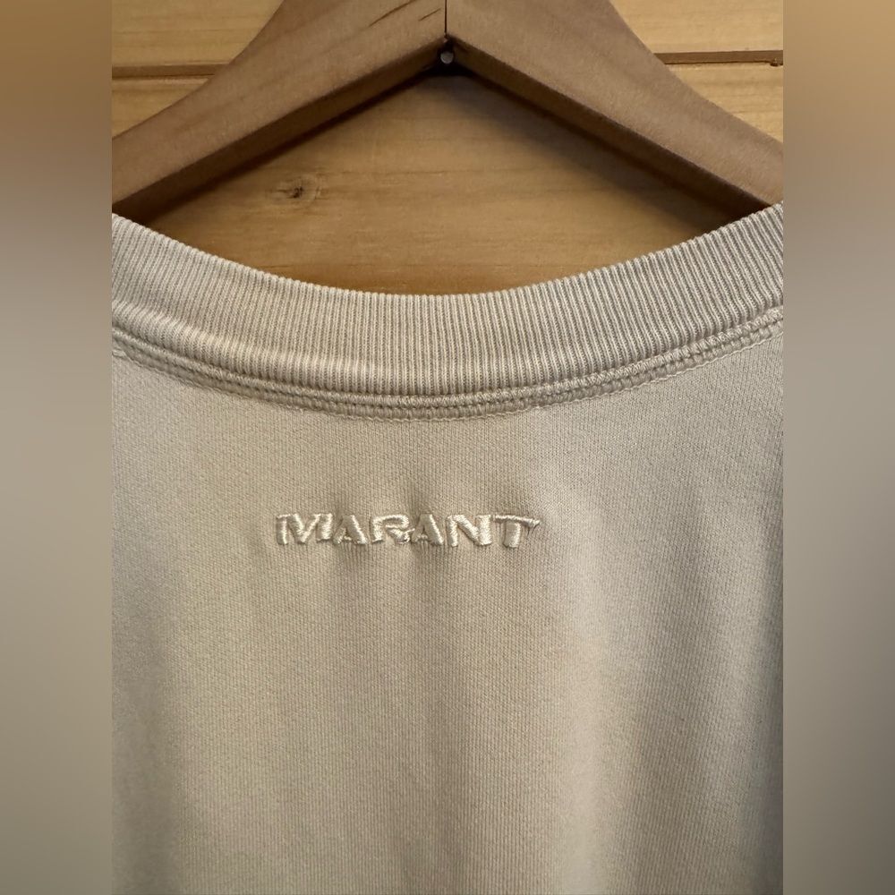 Marant Etoile Sz 36/4/S Sweatshirt Jersey Cotton Drop Shoulder Midi Length Dress - Picture 16 of 16